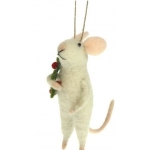 christmas mice from felt